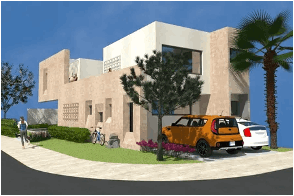 Interior casa caucel merida